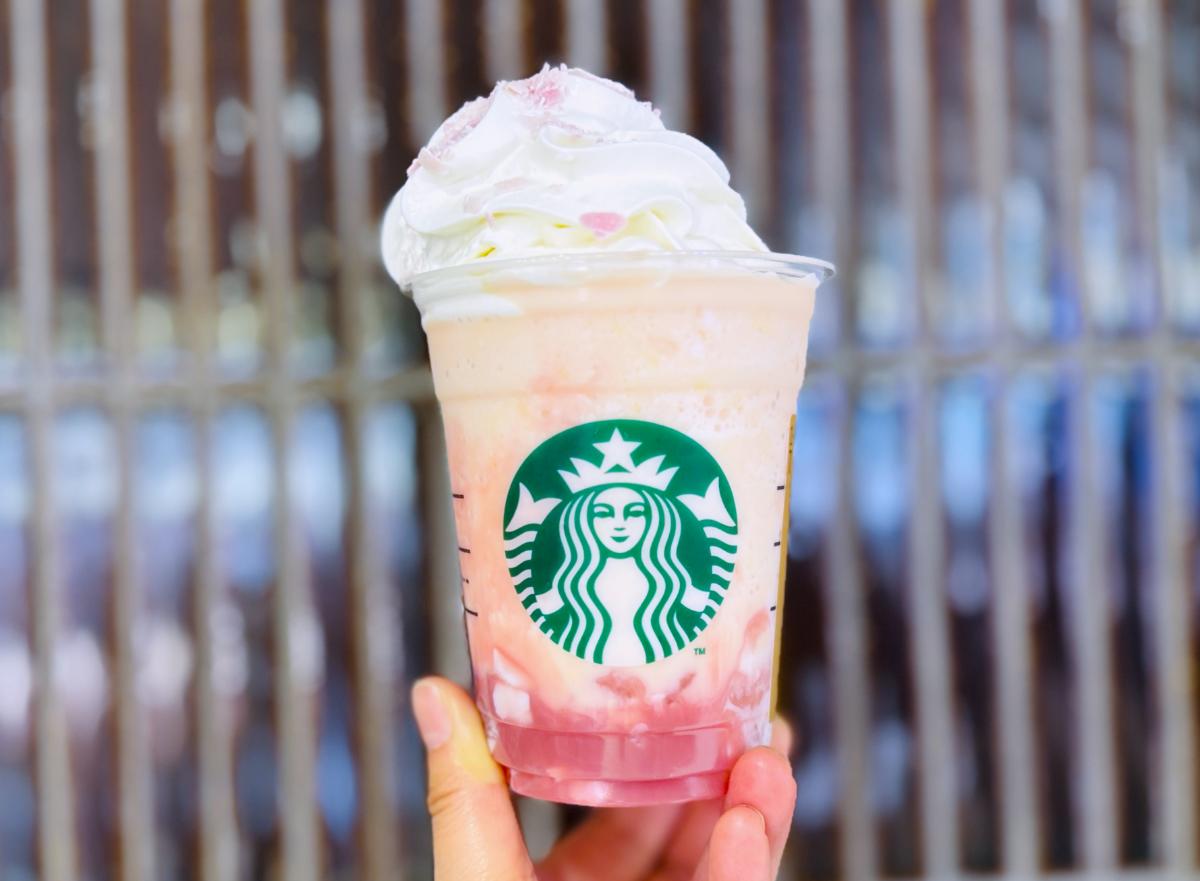 「桜 咲くよ 白桃 フラペチーノ&reg;」の気になるカロリー