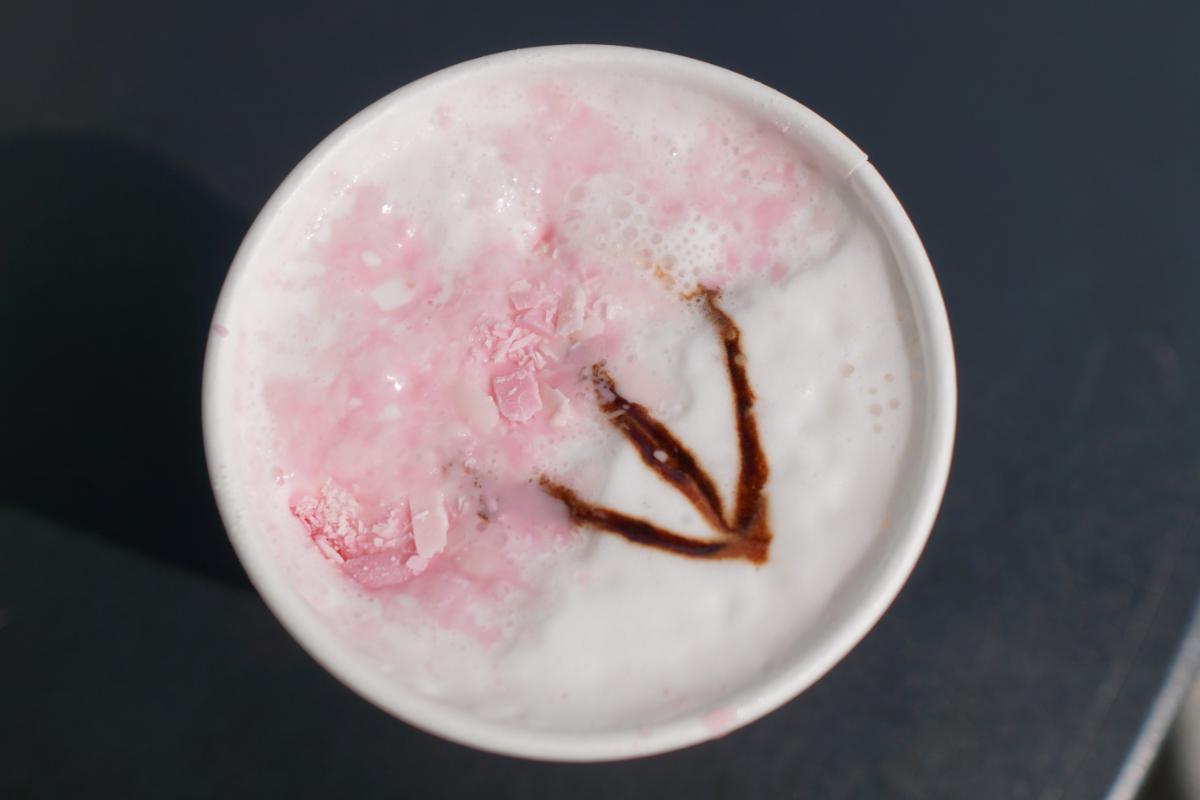 桜 咲くよ ラテ2