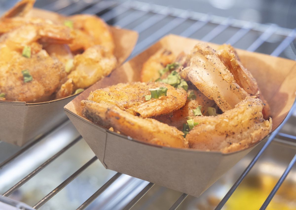 ソルト＆ペッパー・シュリンプ（$14.50）