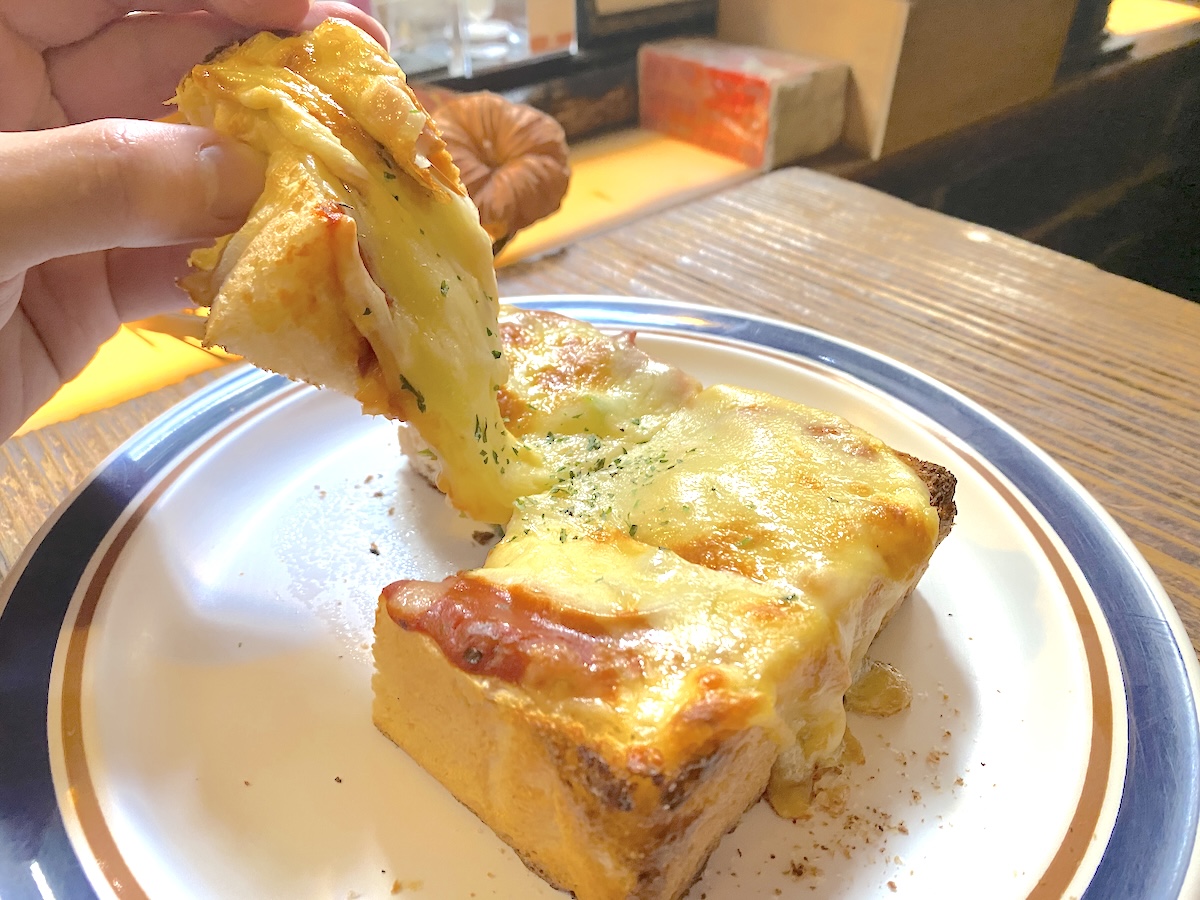 「さぼうる」ピザトースト2