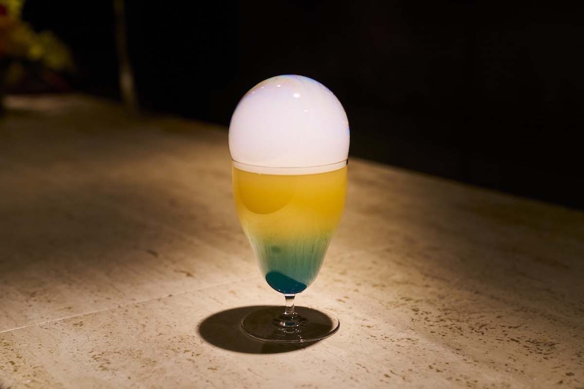 「プラネットカクテル」1320円。写真は海王星