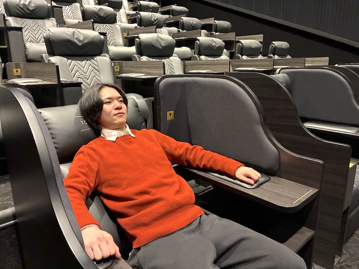 「109シネマズプレミアム新宿」座席6