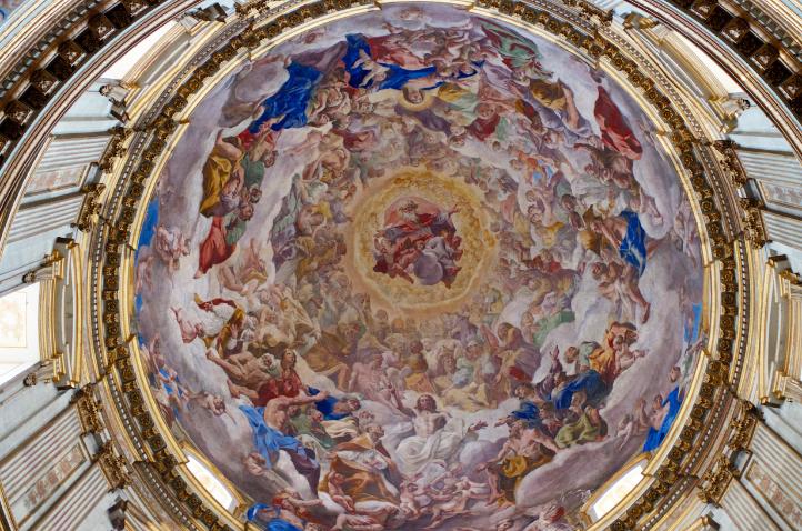 サン・ジェンナーロ礼拝堂にある天井画『天国』