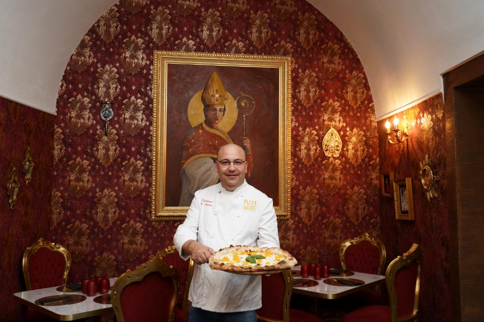 オーナーのサルヴァトーレ氏。店舗に行ったら会えるかも