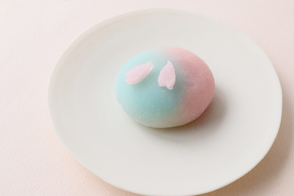 花筏をイメージしたお菓子