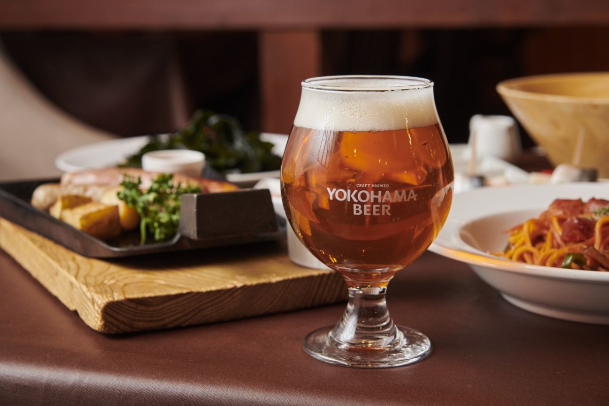 横浜ビール本店レストラン UMAYAのクラフトビール350ml 800円～