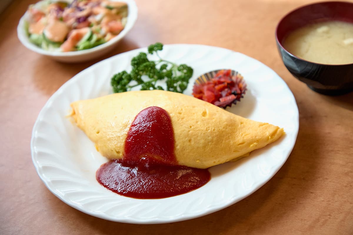 「レストラン シラツユ」のオムライス