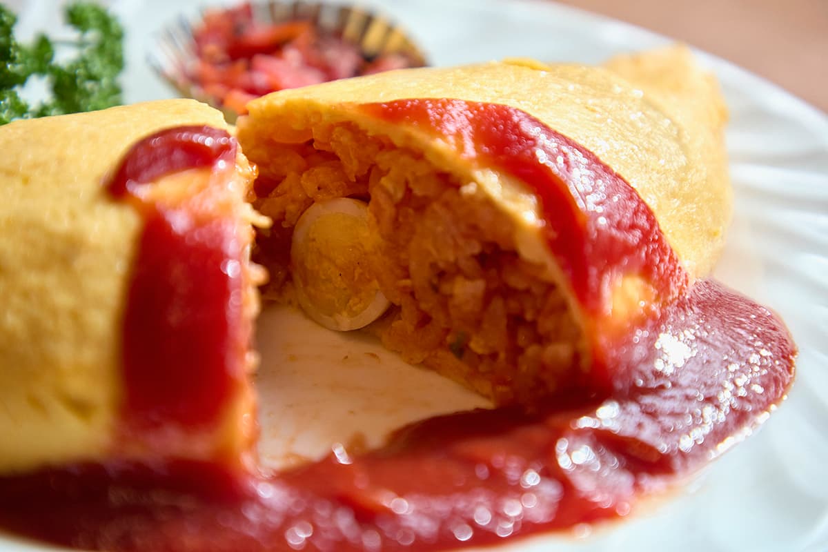 「レストラン シラツユ」のオムライス