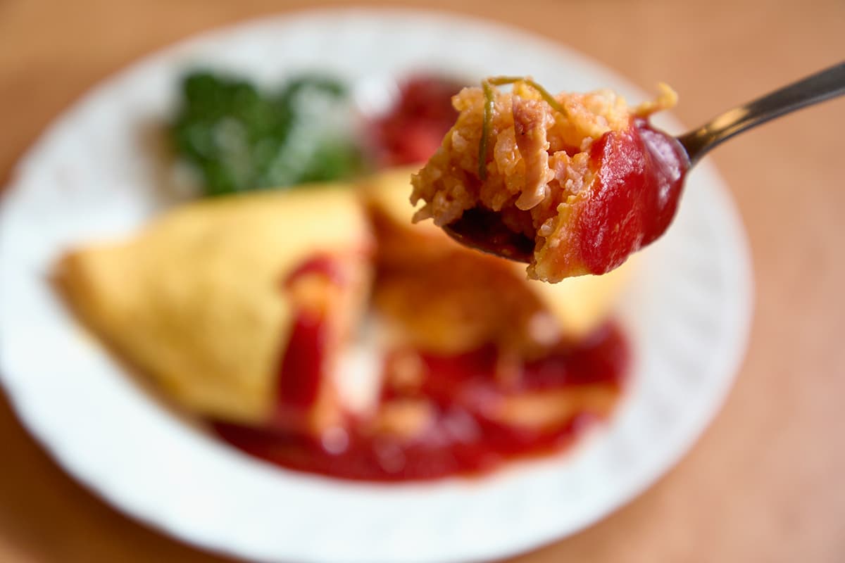 「レストラン シラツユ」のオムライス