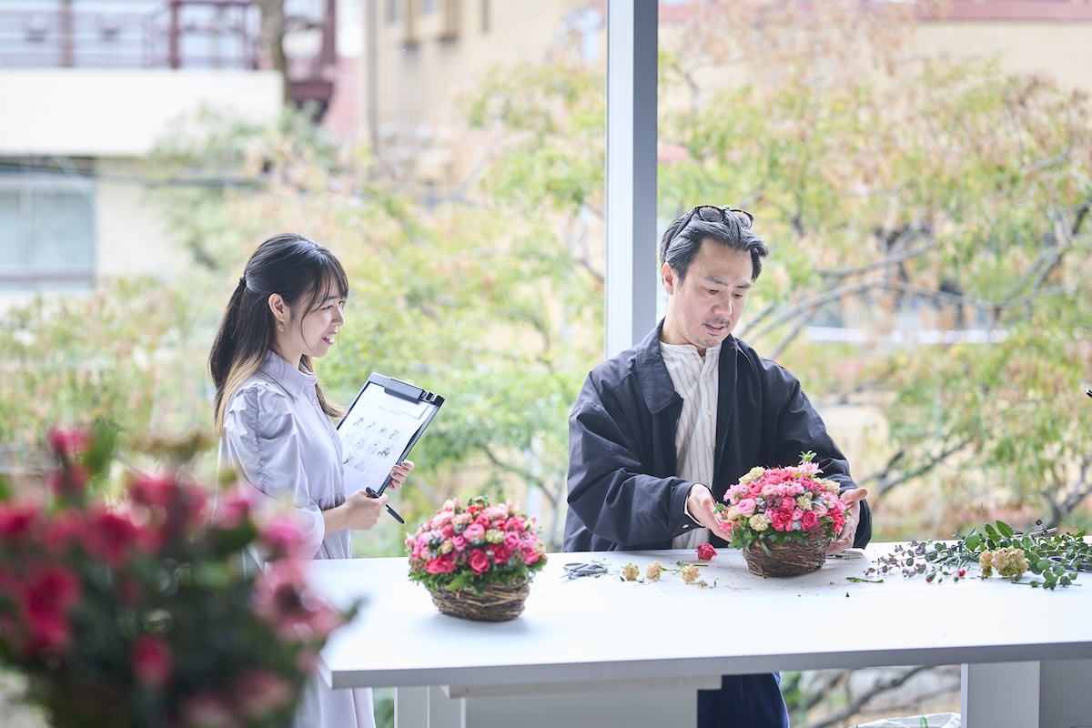 デモンストレーションが進むに連れ、笑顔が見えてきた中條さん