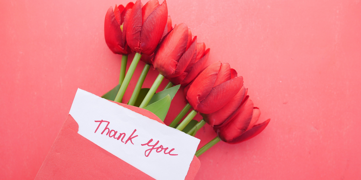 チューリップの花束