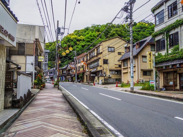 湯河原の町