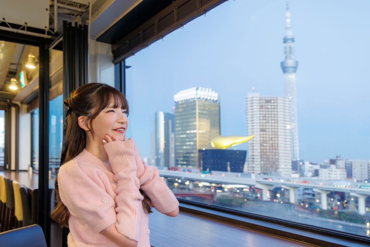 店内から見える景色