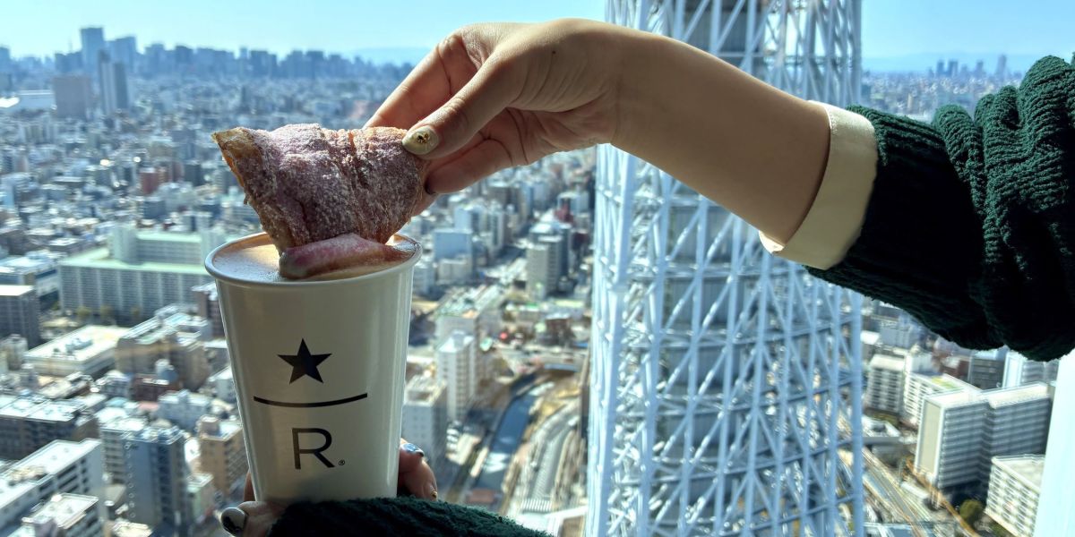 【スタバ情報】地上約150mの日本一高いスタバが爆誕「スターバックス リザーブ® カフェ東京スカイツリータウン30F店」をレポ