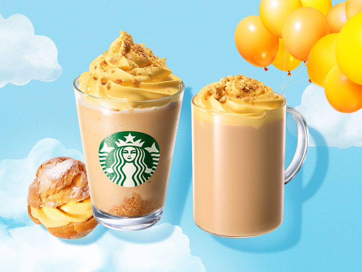 「シュークリーム フラペチーノ&reg;」「シュークリーム ラテ」