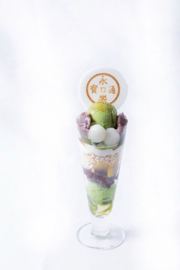 「楽・抹茶パフェ」1500円