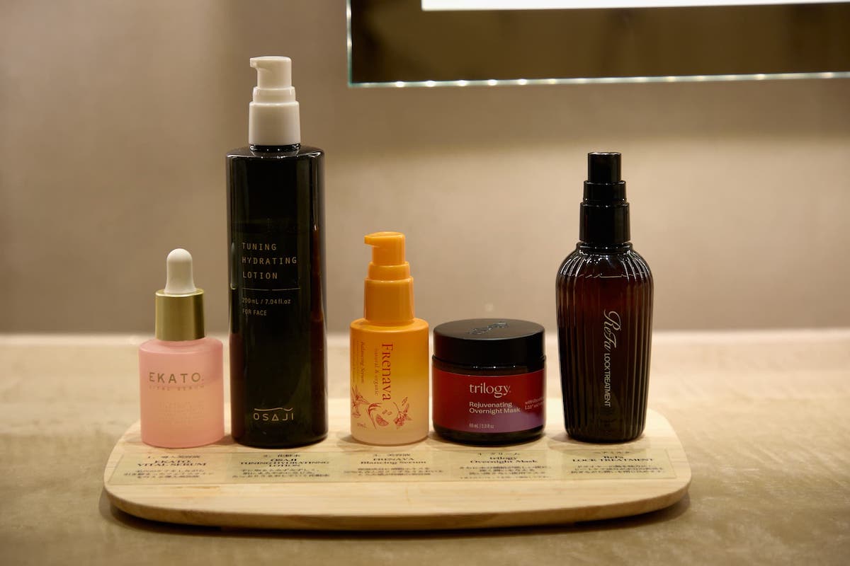 パウダースペースにあるアメニティ