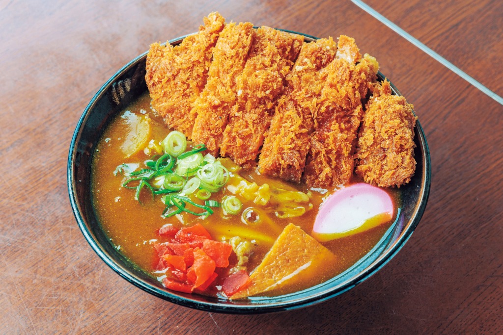 めんや七福 別邸の「カツカレーうどん」
