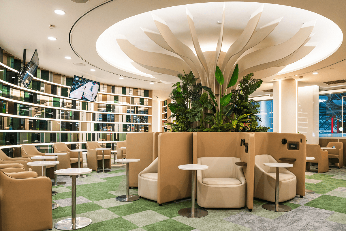 台北桃園国際空港エバー航空ラウンジ