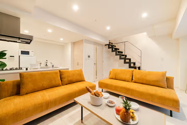 リビング／Photo：Airbnb