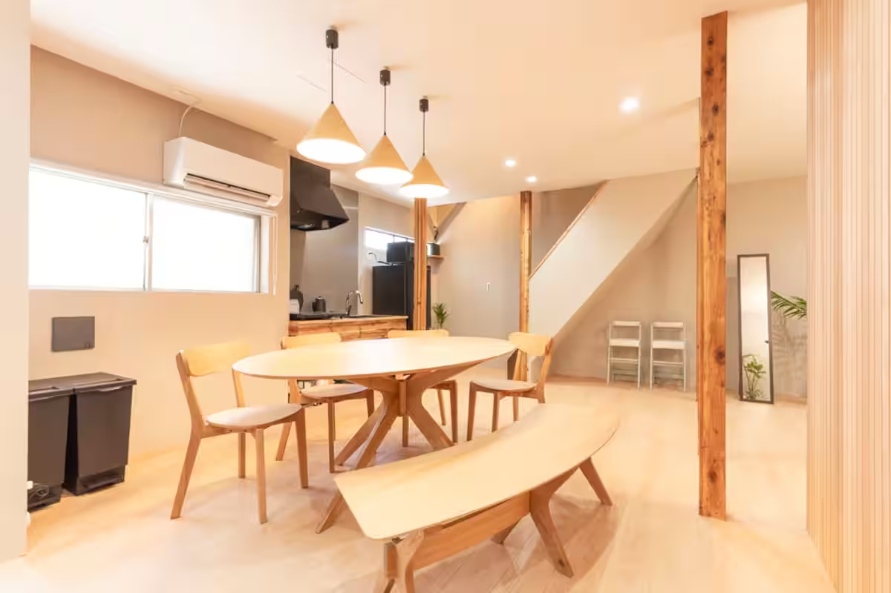 ダイニング／Photo：Airbnb