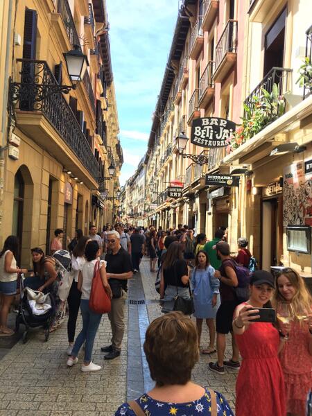 サンセバスチャンの旧市街