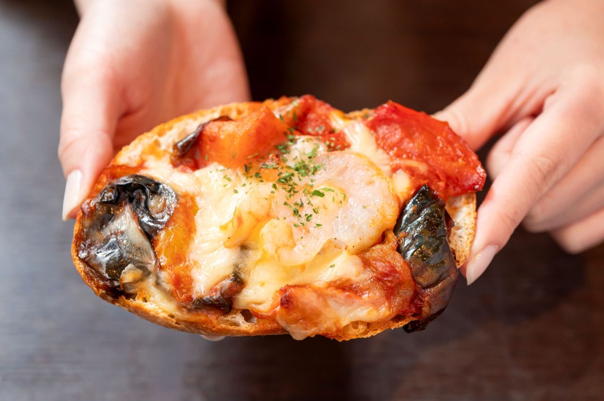 「海老とラタトゥイユのタルティーヌ」イートイン453円、テイクアウト420円