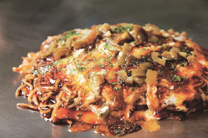 Masaruの「そば入り（肉・玉子）ハラペーニョ」