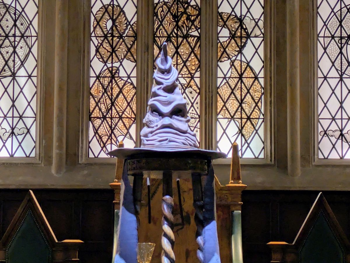 組分け帽子の表情の変化にも注目！