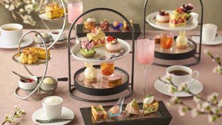 【ベルスター東京】地上200ｍの絶景に包まれて、優雅なひとときを「スプリングアフタヌーンティー〜SAKURA〜」