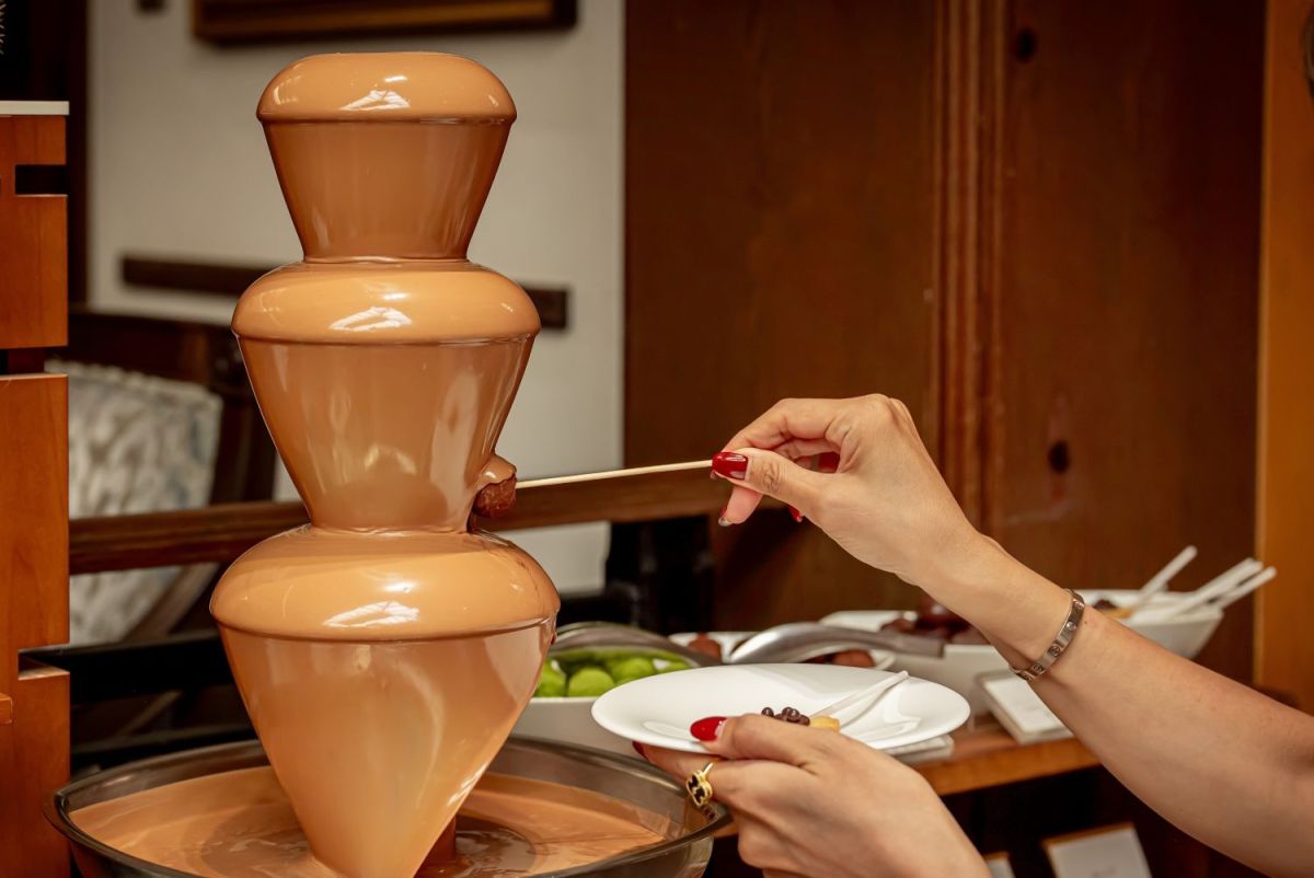 チョコレートファウンテン