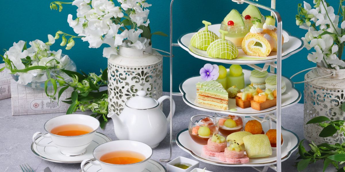 【グランドニッコー東京 台場】さわやかな甘みのマスクメロンが香る「マスクメロンアフタヌーンティーセット ～至福のひととき～」