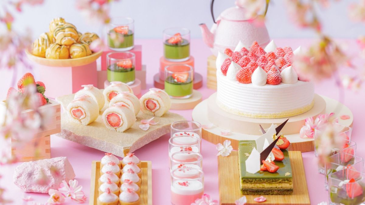 【ホテルニューオータニ大阪】元祖イチゴビュッフェの最終章！ イチゴ×桜×抹茶が奏でる春色満開スイーツビュッフェ