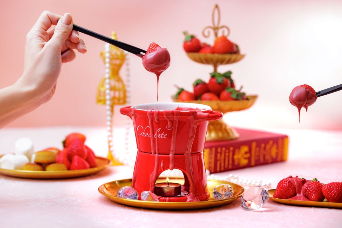 いちごチョコレートフォンデュ