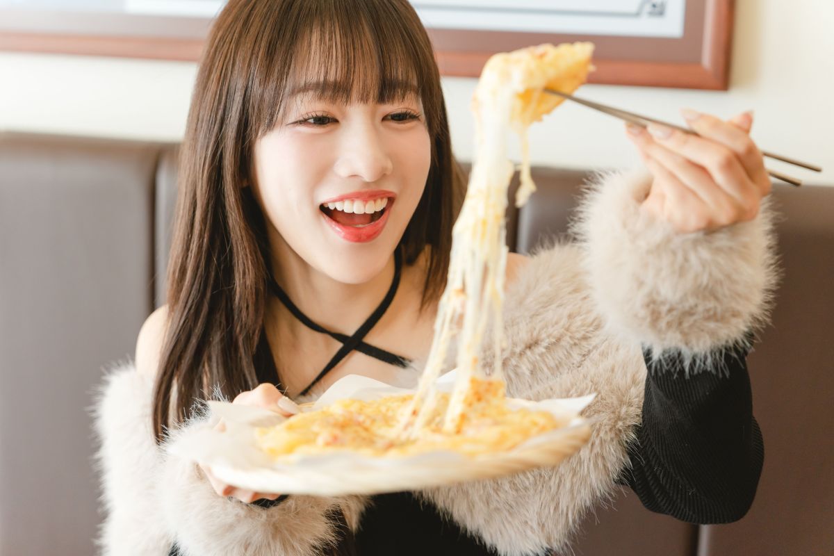 のび〜るチーズにびっくり！