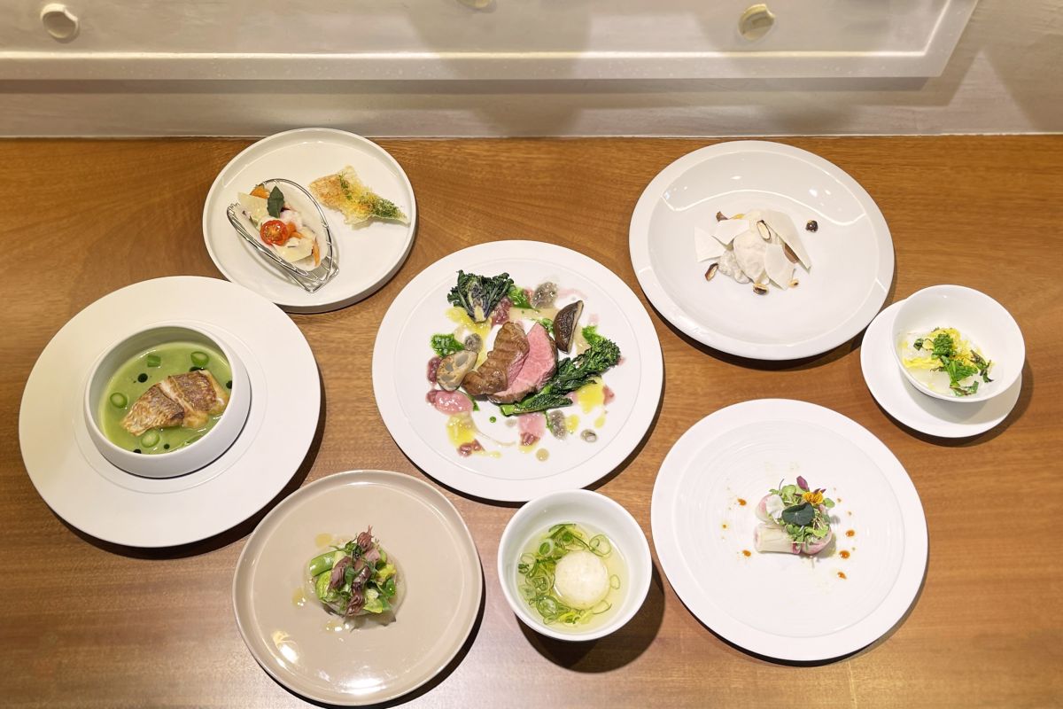 「おかゆテラスの春のフルコース」7000円