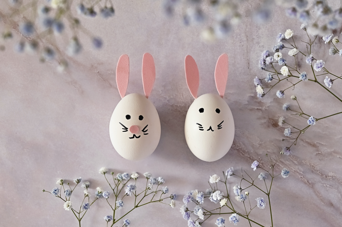 ウサギのイースターエッグ
