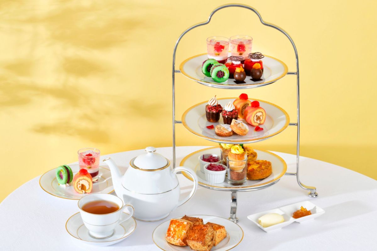 「薔薇のアフタヌーンティー」