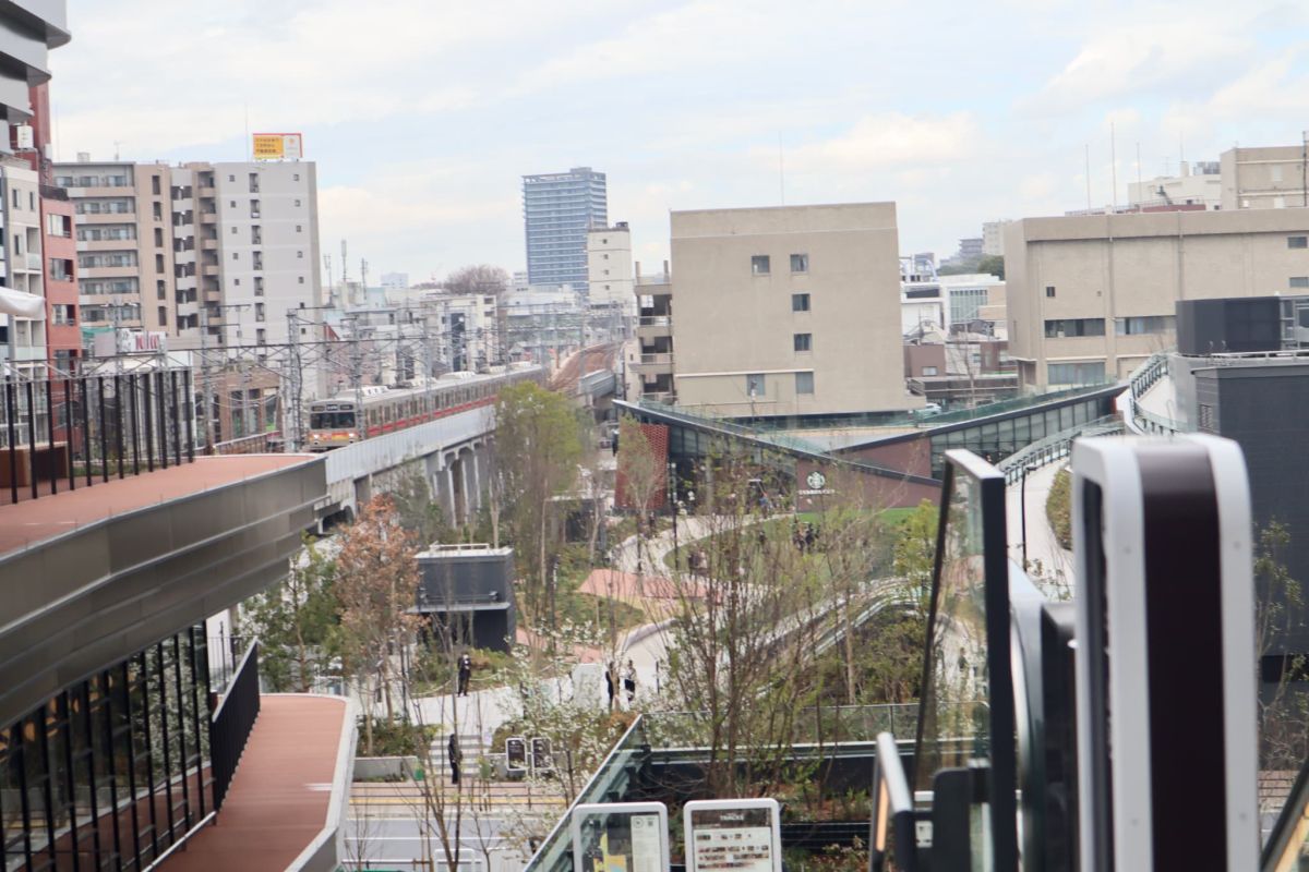 大井町線が来る様子