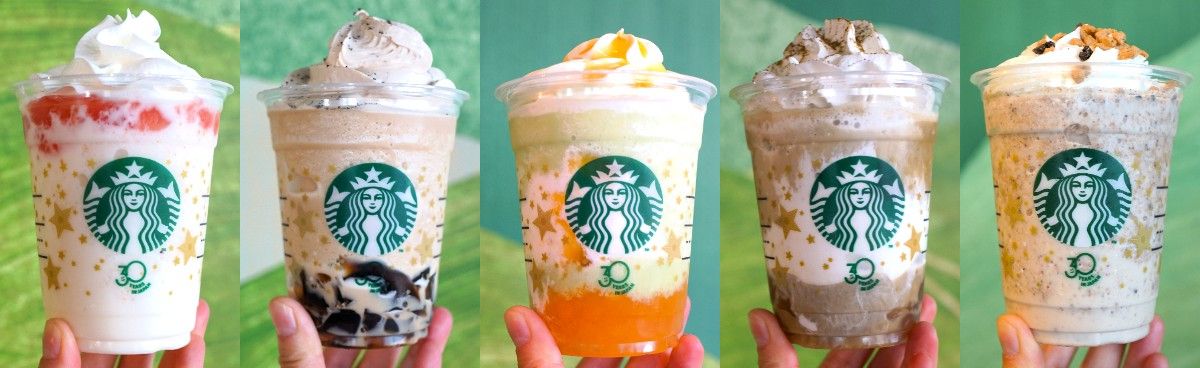 「THE STAR フラペチーノ&reg;」5種