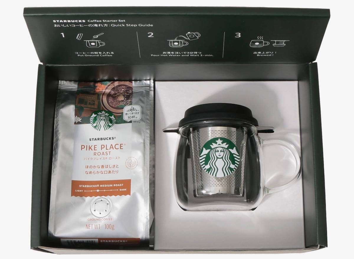 「スターバックス コーヒースターターセット パイクプレイスロースト」4200円
