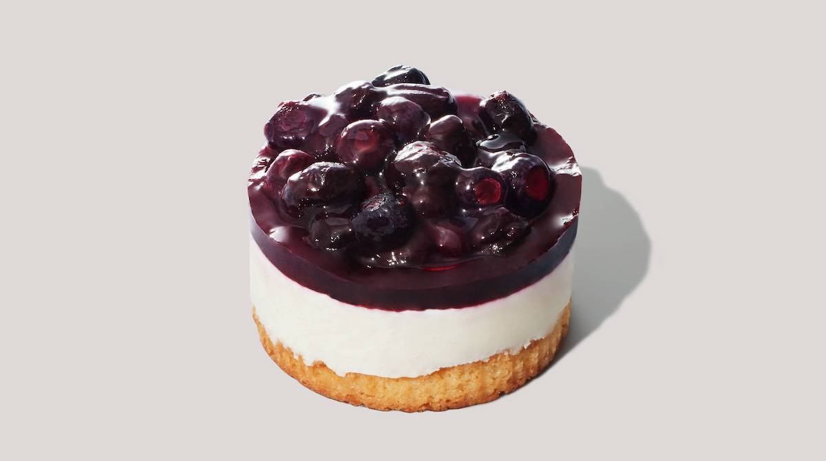 「ブルーベリーレアチーズケーキ」570円