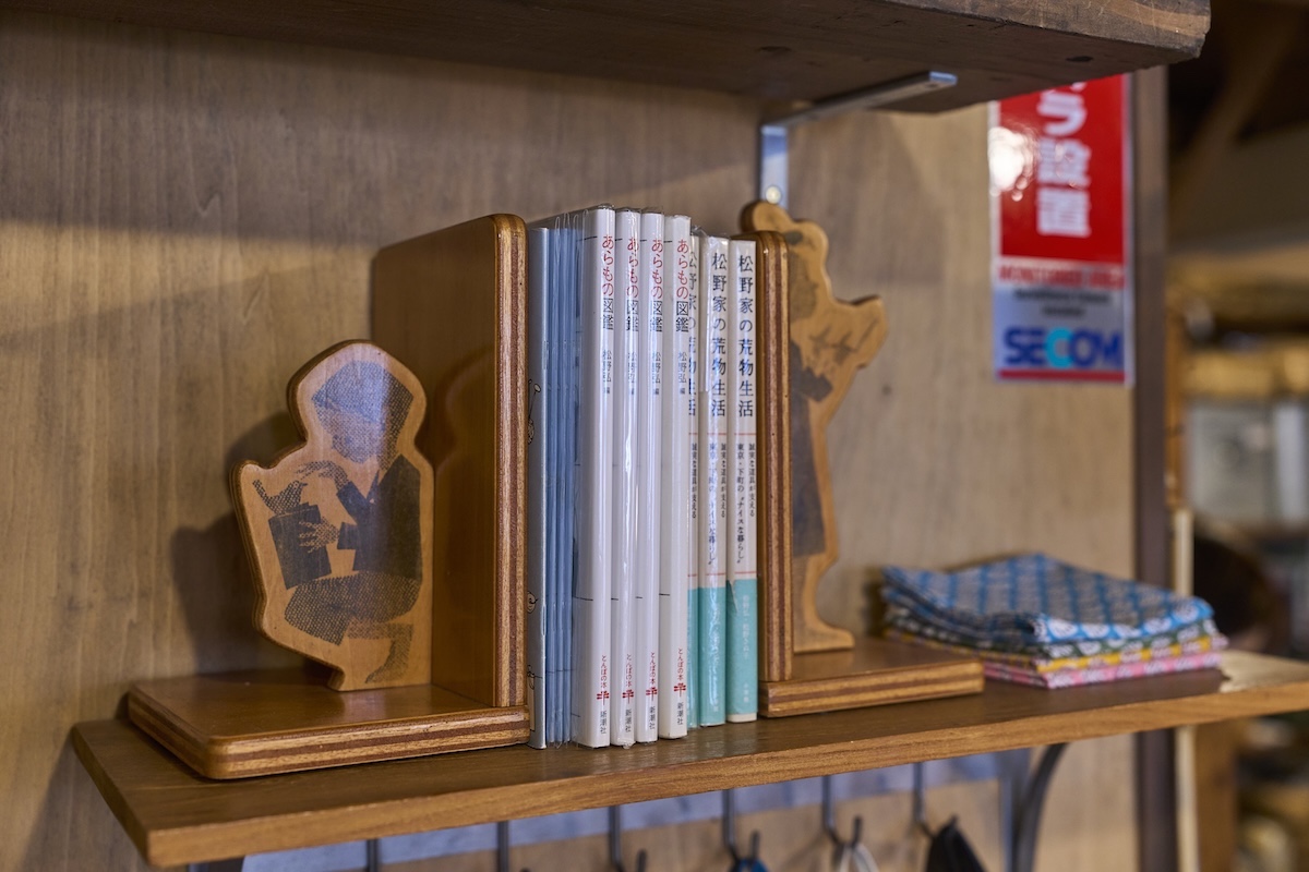 松野さんの著書も購入可能