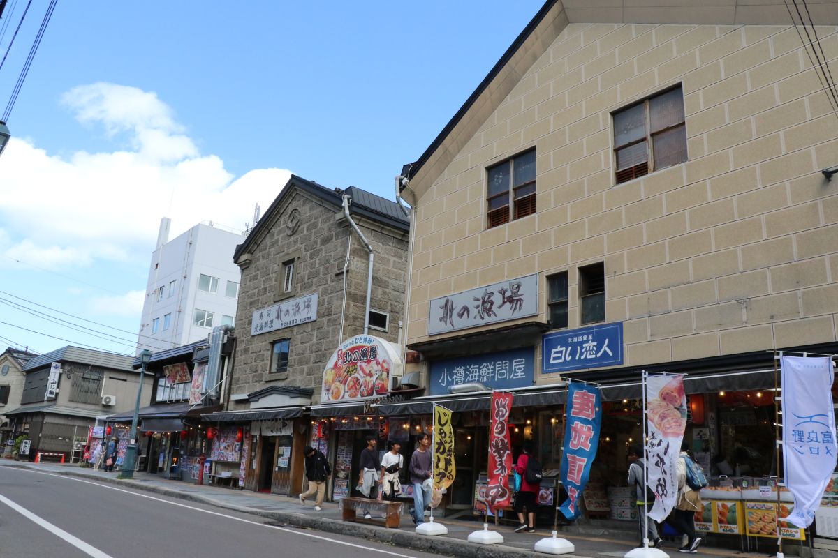 小樽のメインストリート・堺町通り
