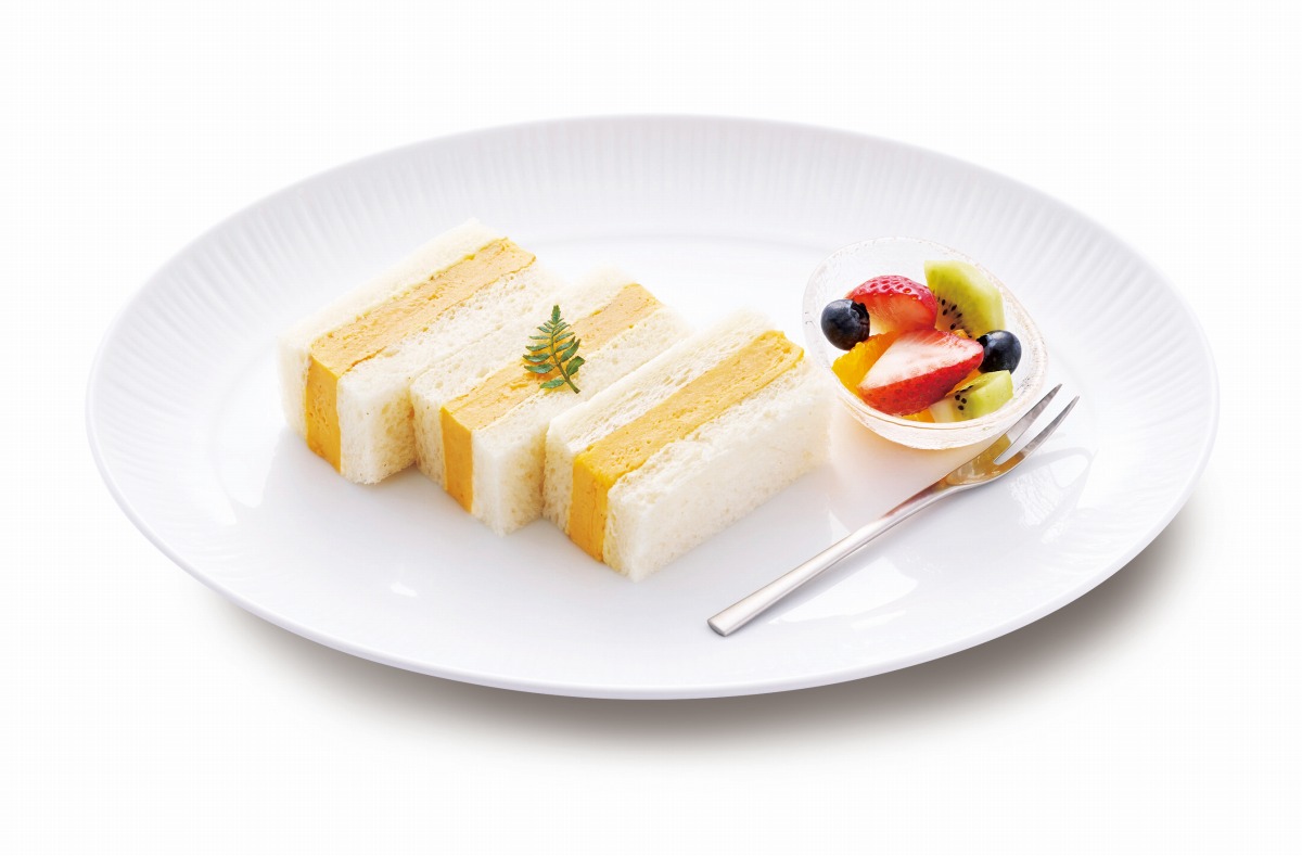 「平飼い卵のオムレツサンド」1600円