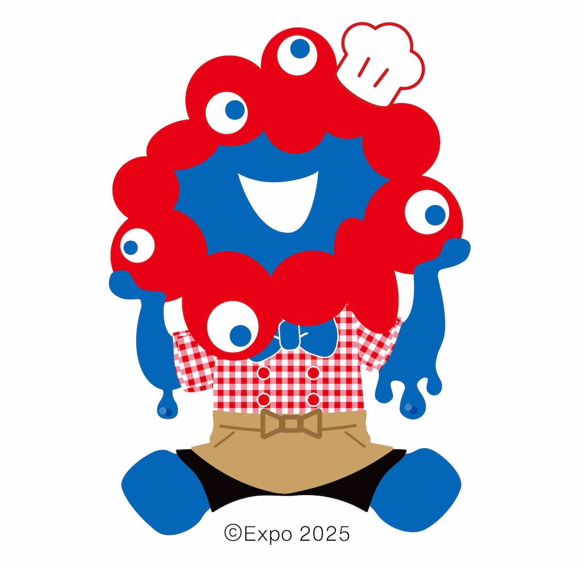 カフェ店員風ミャクミャク