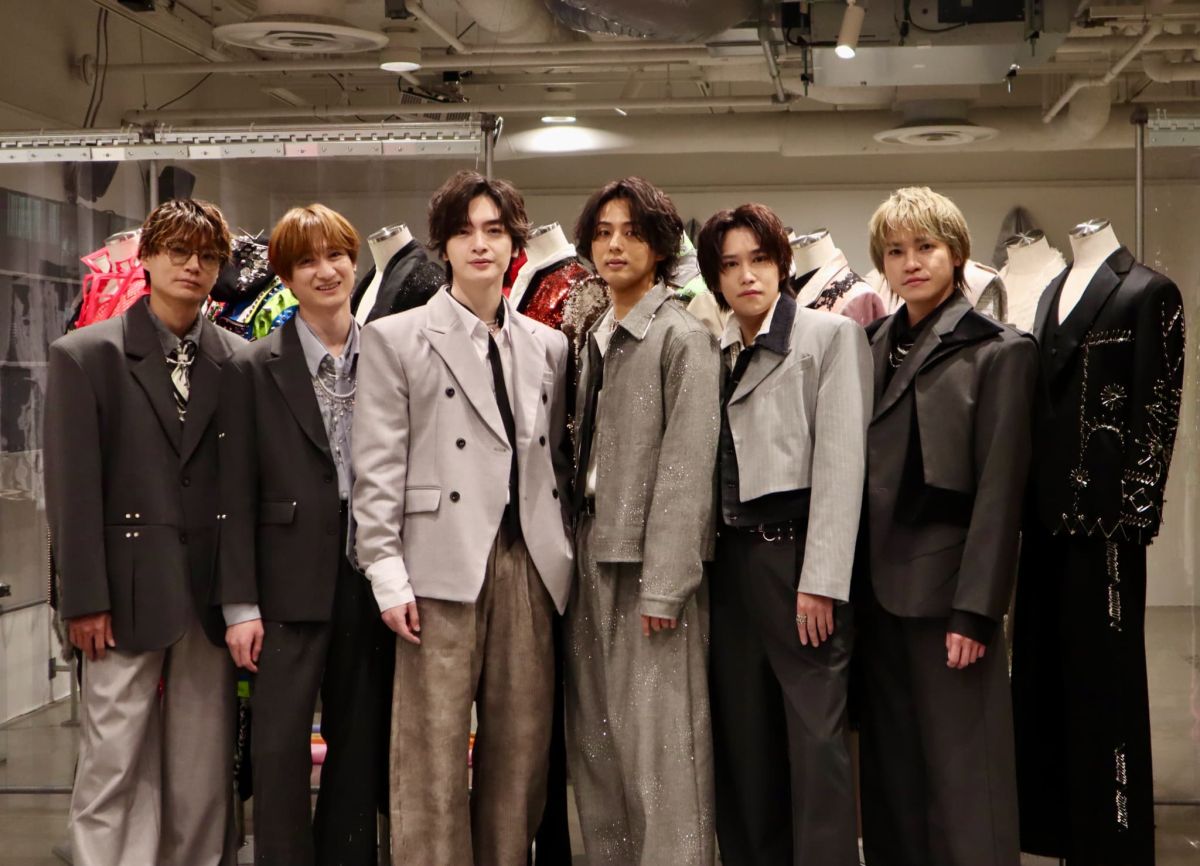 （左から）横尾渉さん、宮田俊哉さん、玉森裕太さん、藤ヶ谷太輔さん、千賀健人さん、二階堂高嗣さん