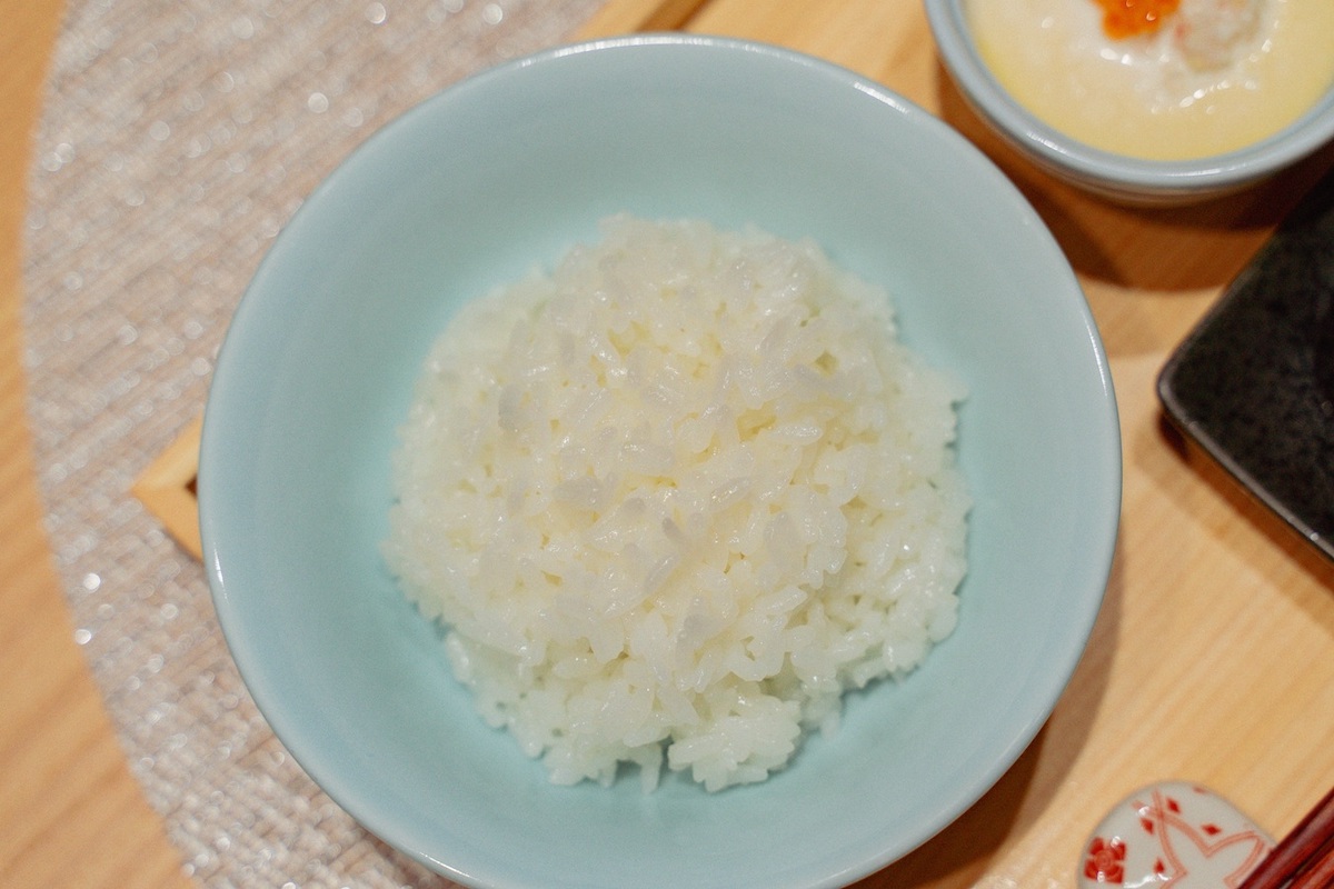ツヤツヤごはんにうっとり