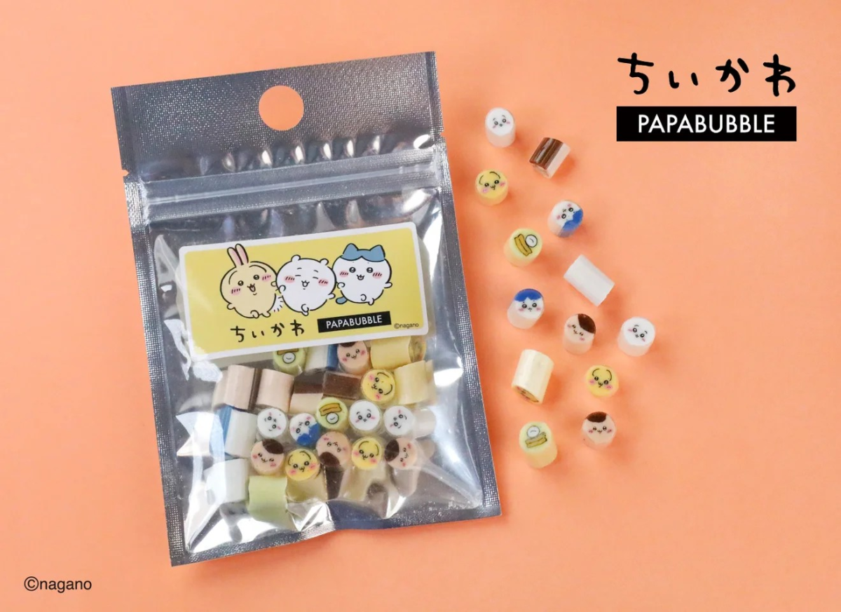 パパブブレの新作キャンディは「ちいかわ」との初コラボ！ 愛くるしい表情にときめきがとまらない♪