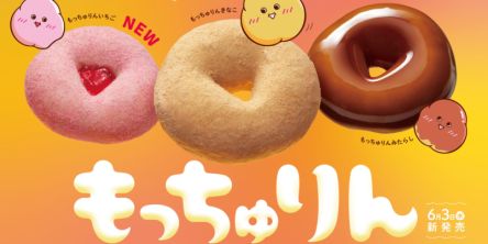 【ミスド新作】あのバズりドーナツ「もっちゅりん」が期間限定で再登場！！ 5月14日予約開始♪